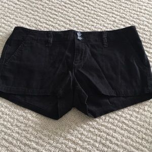 American Eagle Black Mini Shorts